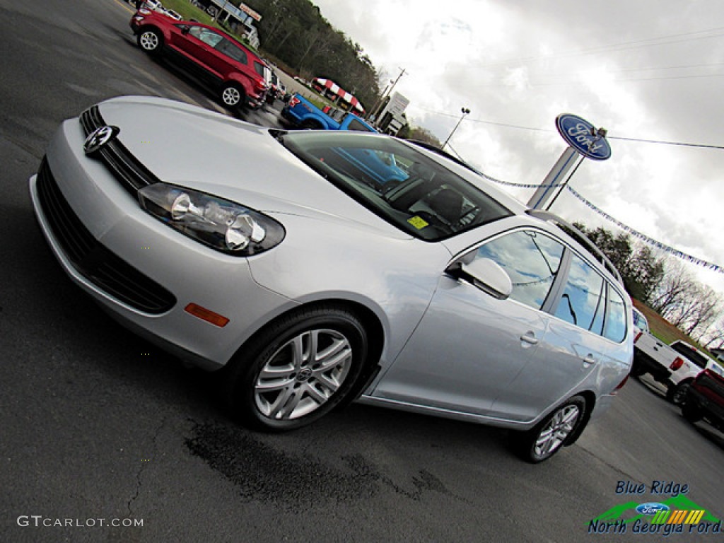 2012 Jetta TDI SportWagen - Moonrock Silver Metallic / Titan Black photo #28
