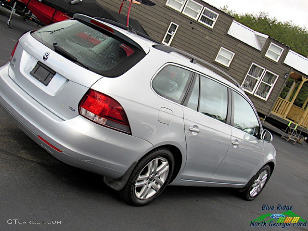 2012 Jetta TDI SportWagen - Moonrock Silver Metallic / Titan Black photo #30