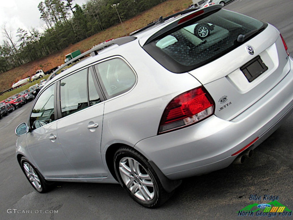 2012 Jetta TDI SportWagen - Moonrock Silver Metallic / Titan Black photo #31