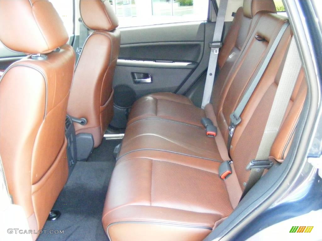 2008 Grand Cherokee Overland - Modern Blue Pearl / Saddle Brown/Dark Slate Gray photo #16