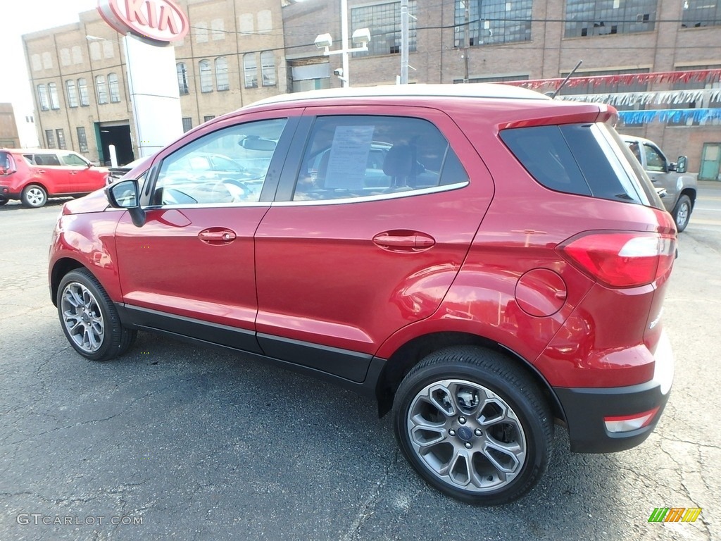 2018 EcoSport Titanium 4WD - Ruby Red / Medium Light Stone photo #5