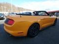 2018 Orange Fury Ford Mustang EcoBoost Premium Convertible  photo #2