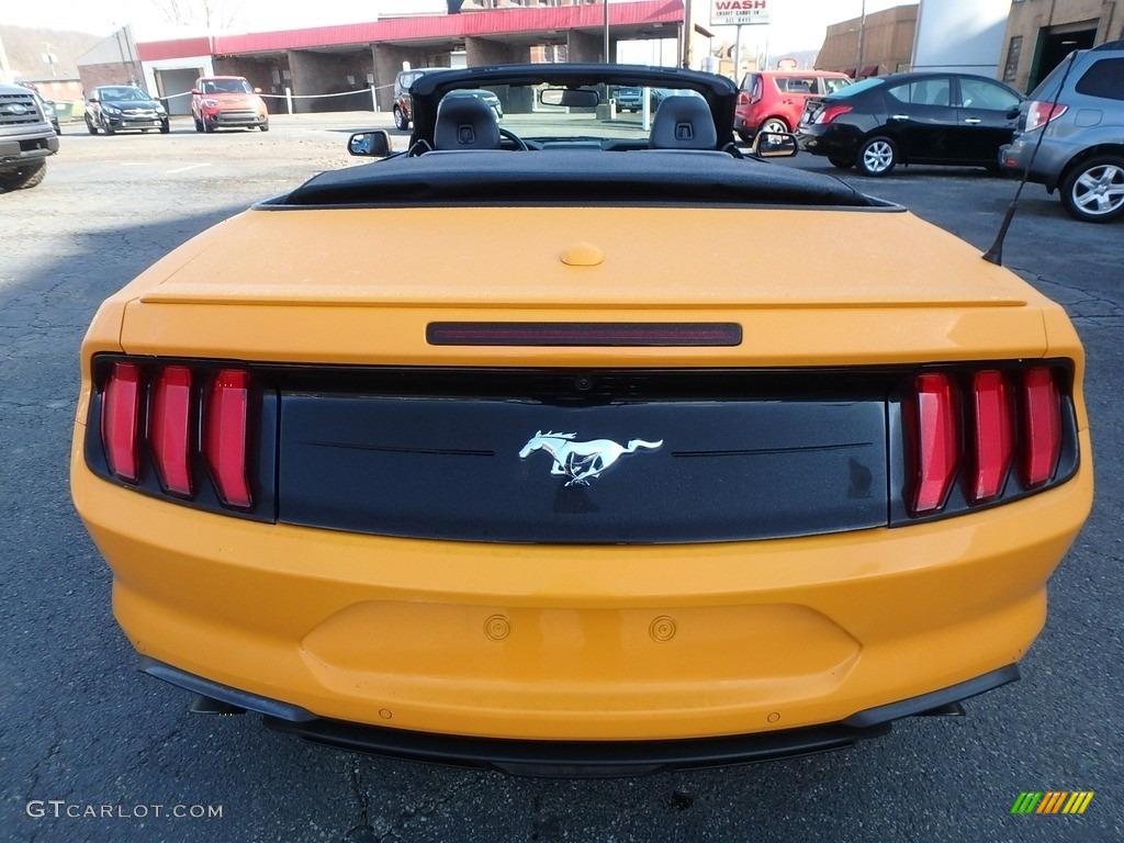2018 Mustang EcoBoost Premium Convertible - Orange Fury / Ebony photo #3