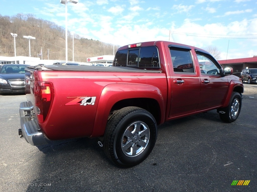 2011 Colorado LT Crew Cab 4x4 - Cardinal Red Metallic / Ebony photo #2