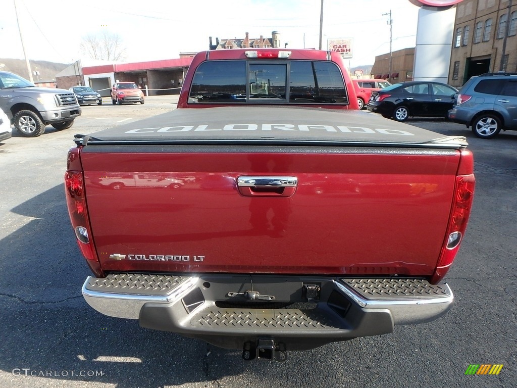 2011 Colorado LT Crew Cab 4x4 - Cardinal Red Metallic / Ebony photo #3