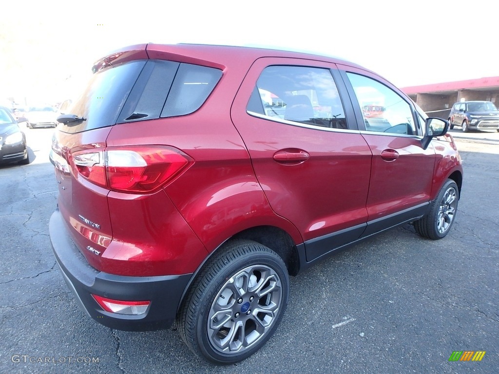 2019 EcoSport Titanium 4WD - Ruby Red Metallic / Medium Stone photo #2