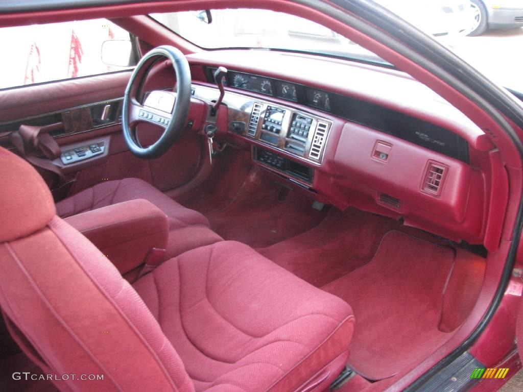 1992 Regal Limited Coupe - Medium Garnet Red Metallic / Red photo #9