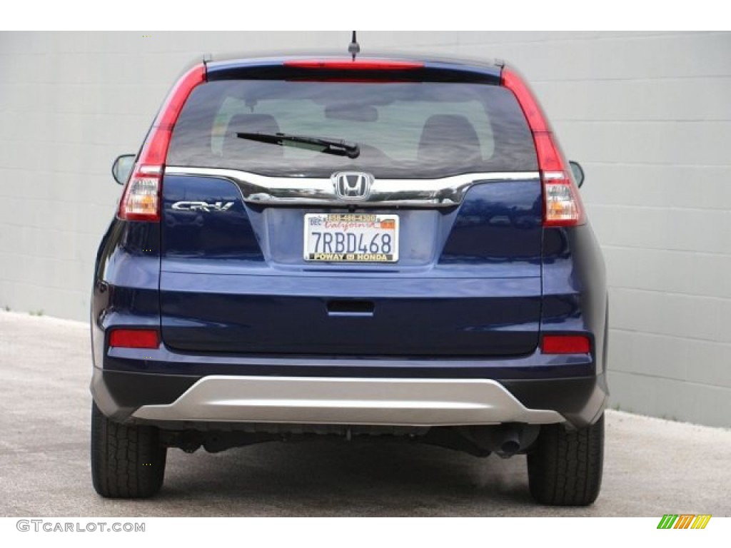 2015 CR-V EX - Obsidian Blue Pearl / Gray photo #7