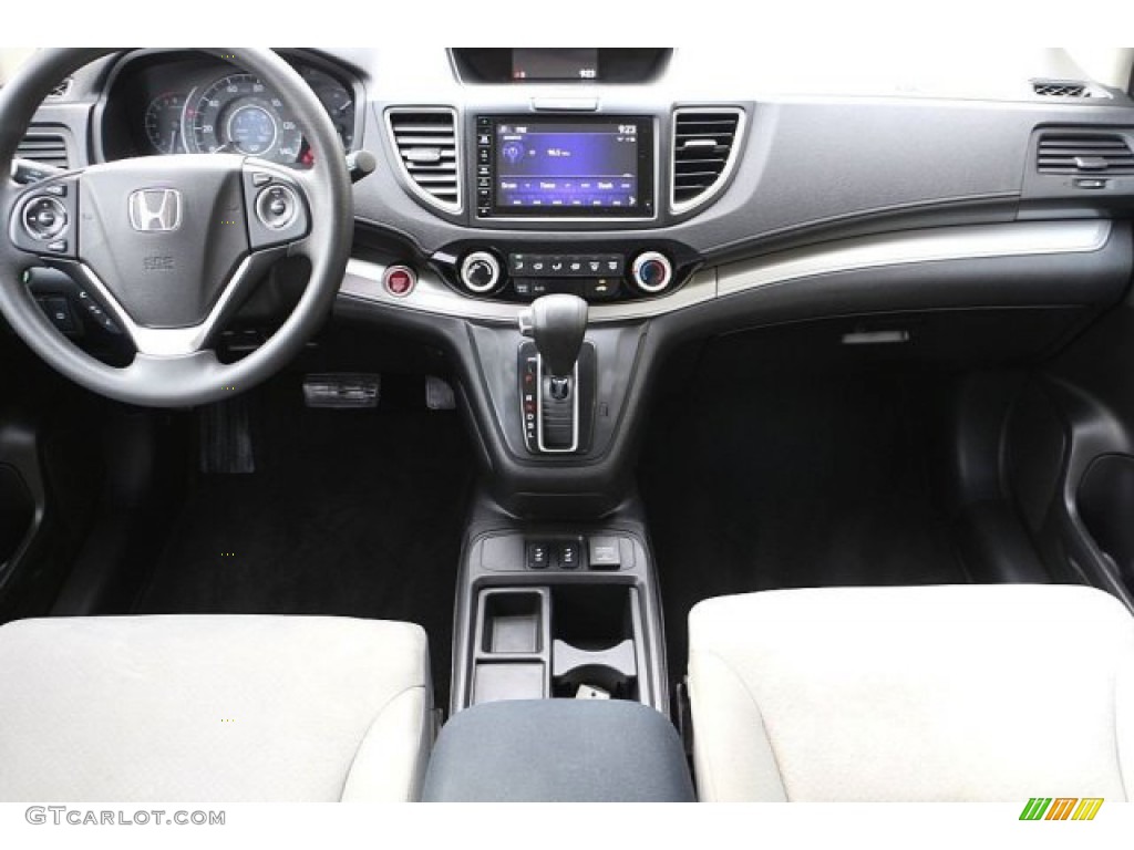 2015 CR-V EX - Obsidian Blue Pearl / Gray photo #16