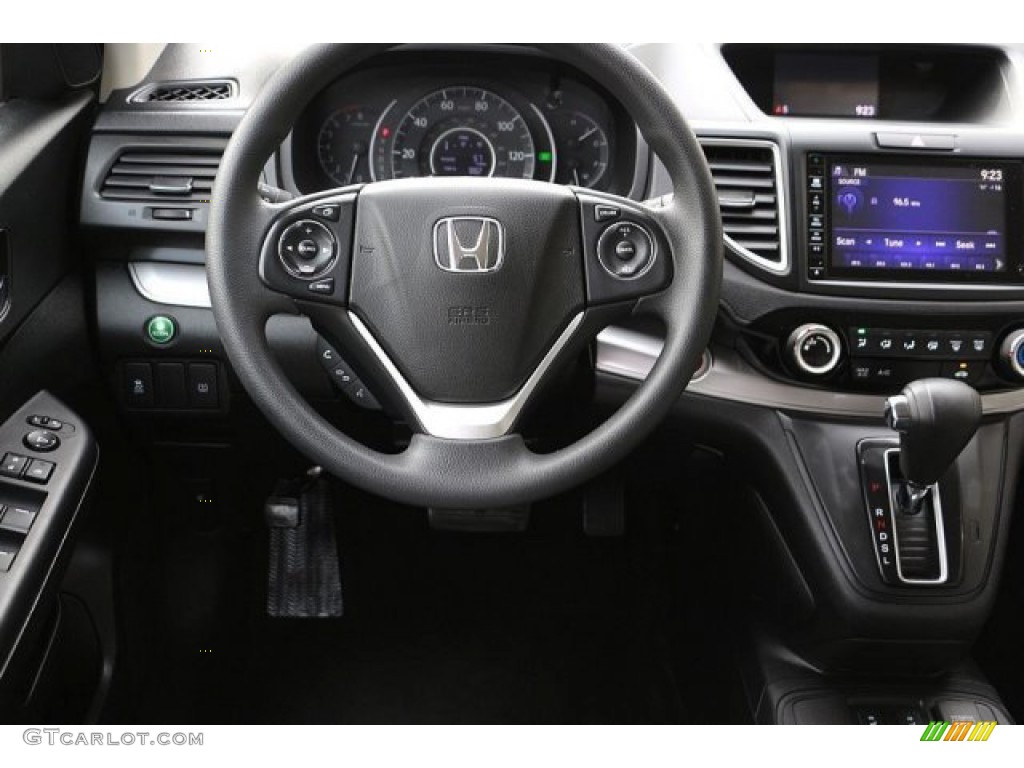 2015 CR-V EX - Obsidian Blue Pearl / Gray photo #17