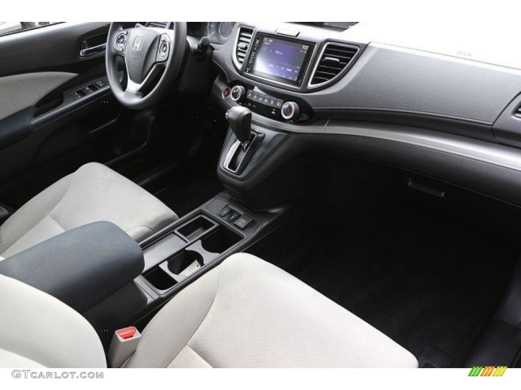 2015 CR-V EX - Obsidian Blue Pearl / Gray photo #18