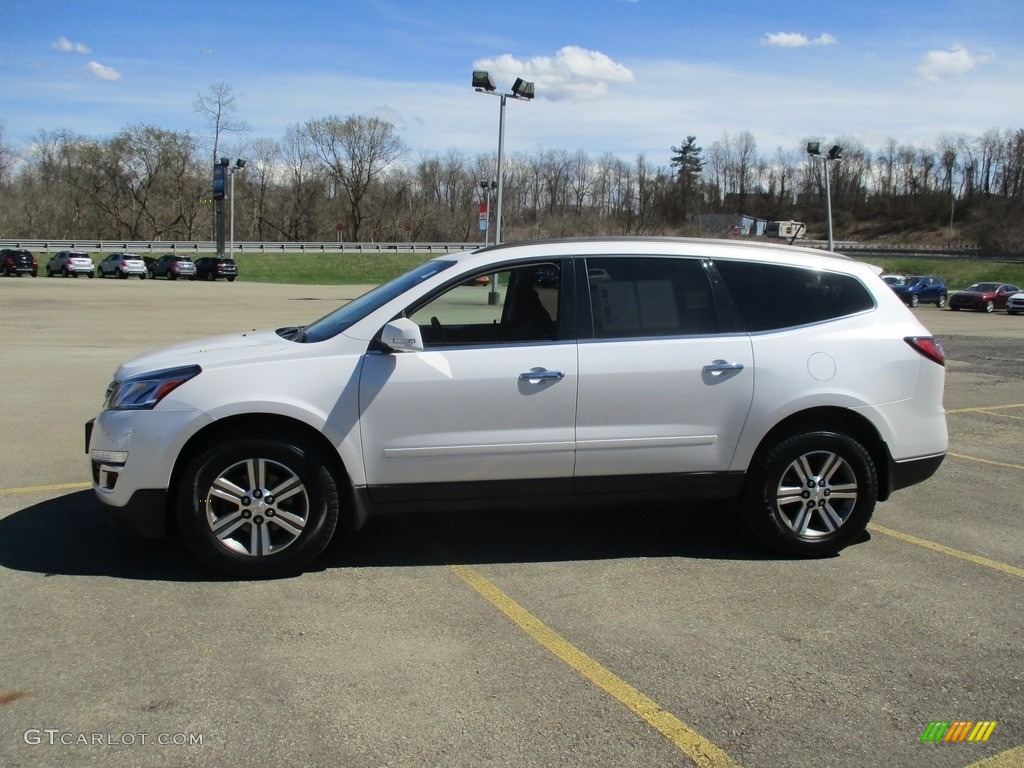 2016 Traverse LT AWD - Summit White / Ebony photo #2