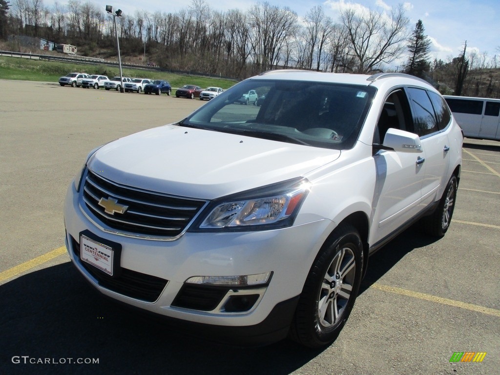 2016 Traverse LT AWD - Summit White / Ebony photo #7