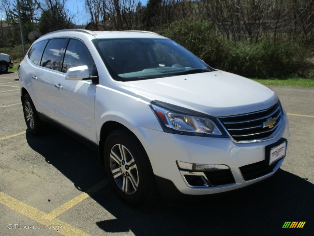 2016 Traverse LT AWD - Summit White / Ebony photo #8