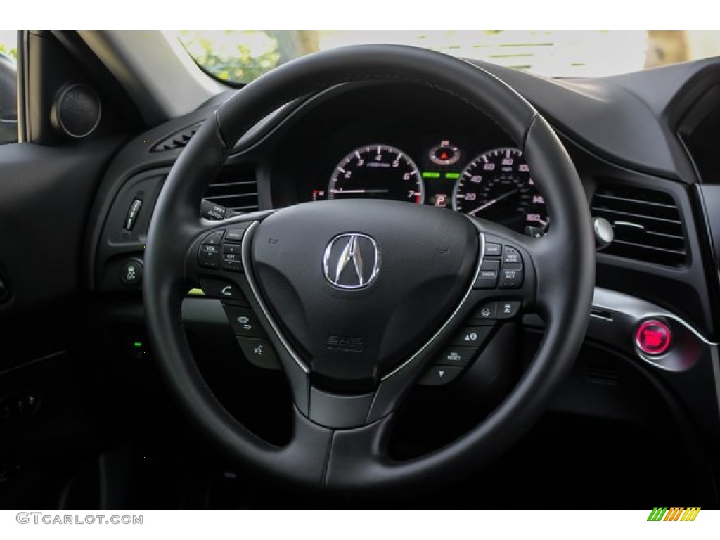 2019 Acura ILX Technology Ebony Steering Wheel Photo #132795155