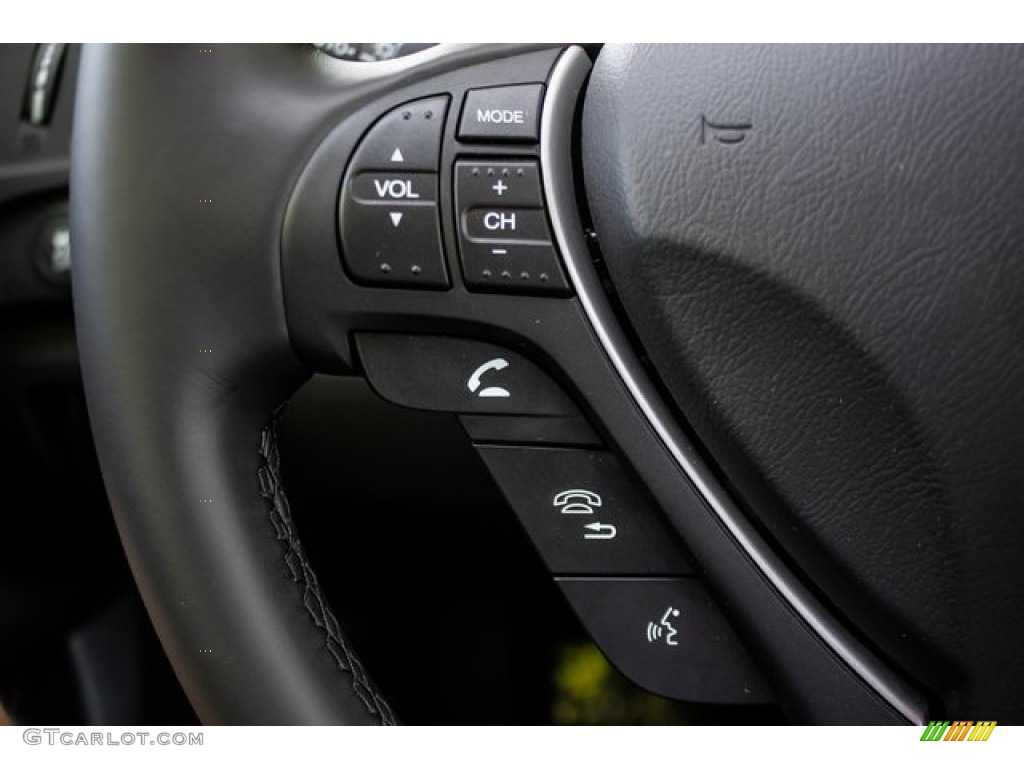 2019 Acura ILX Technology Ebony Steering Wheel Photo #132795170