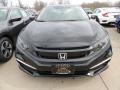 2019 Crystal Black Pearl Honda Civic LX Sedan  photo #2