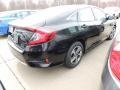 2019 Crystal Black Pearl Honda Civic LX Sedan  photo #4