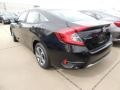 2019 Crystal Black Pearl Honda Civic LX Sedan  photo #5