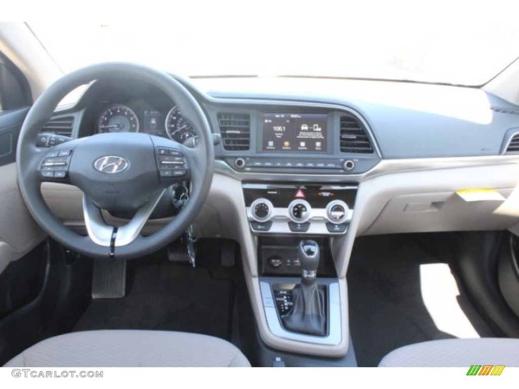 2019 Elantra SEL - Scarlet Red / Beige photo #18