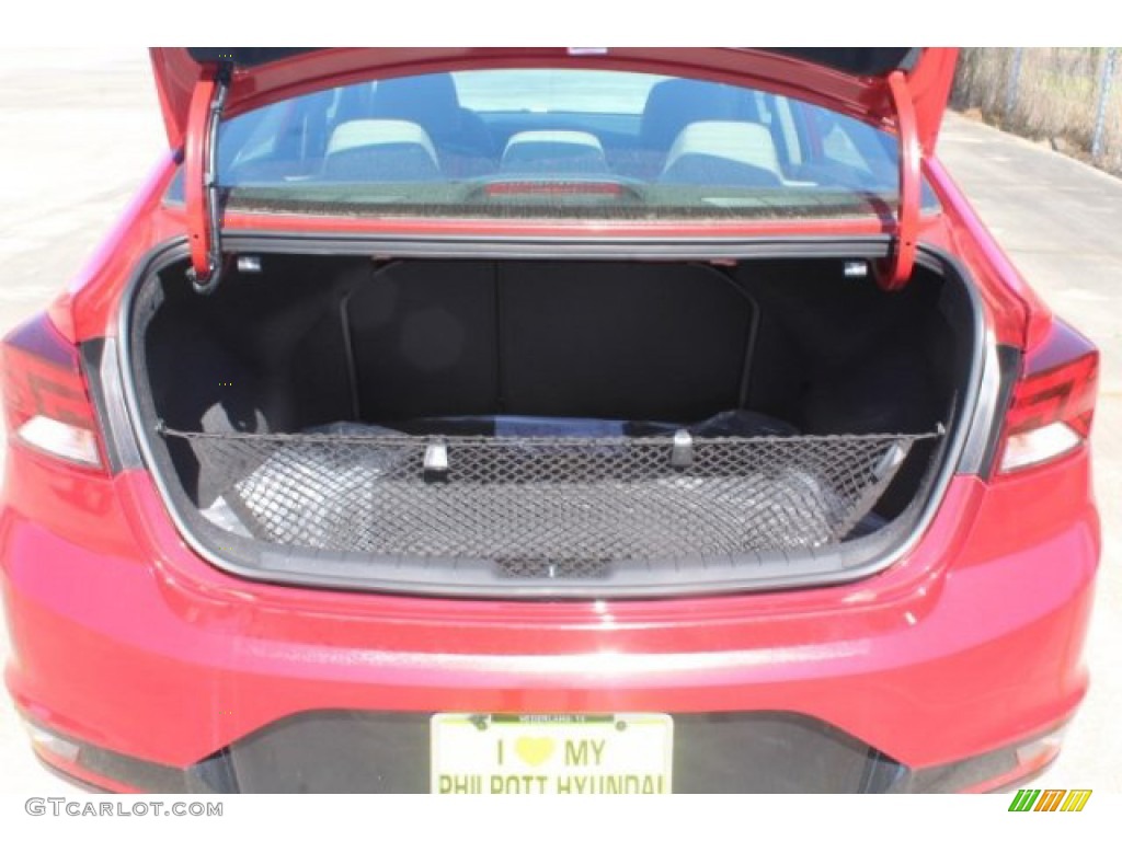 2019 Elantra SEL - Scarlet Red / Beige photo #20