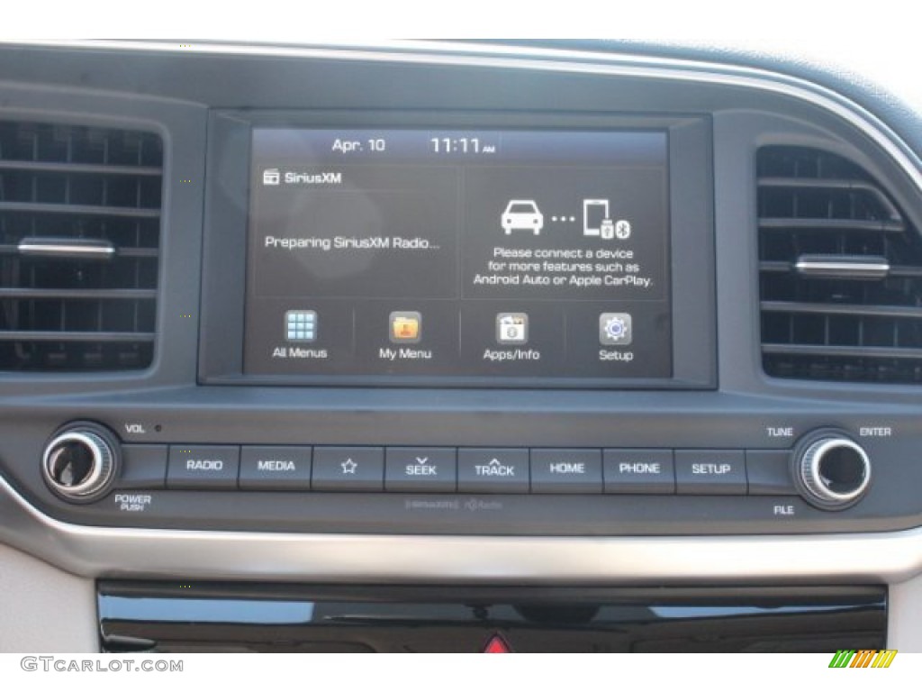 2019 Elantra SEL - Phantom Black / Beige photo #11