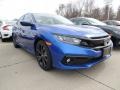 2019 Agean Blue Metallic Honda Civic Sport Sedan  photo #3
