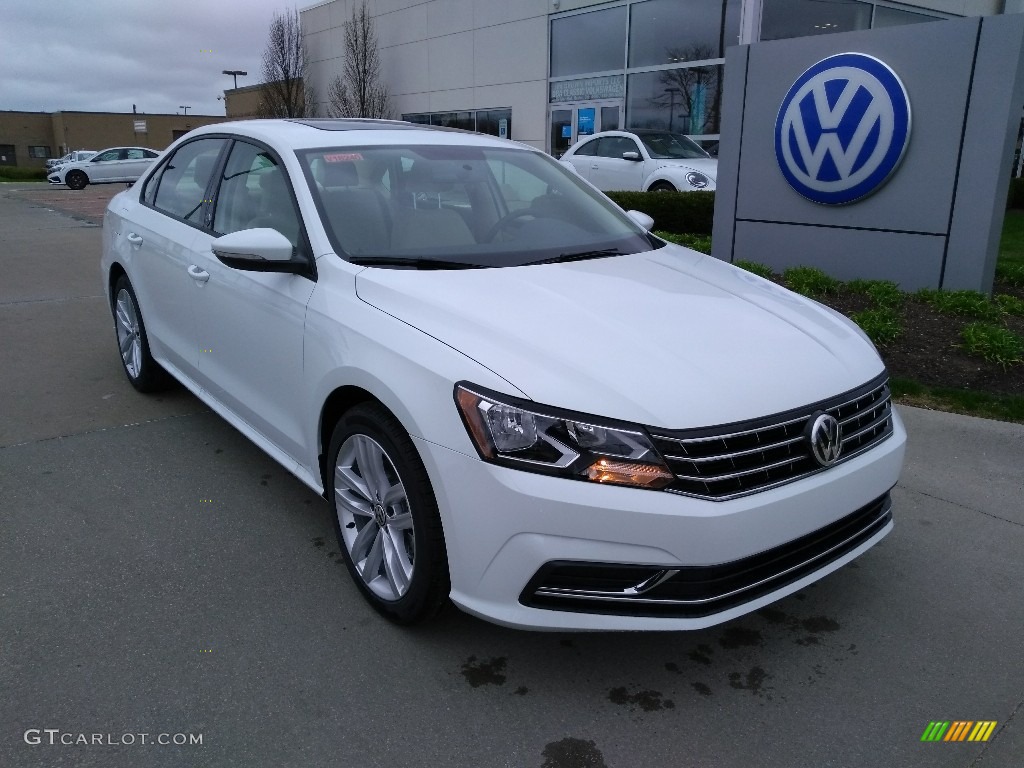 Pure White Volkswagen Passat