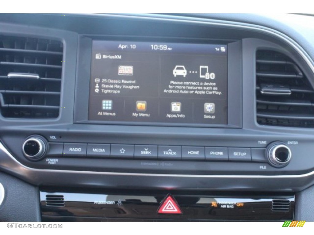 2019 Elantra Value Edition - Phantom Black / Black photo #11