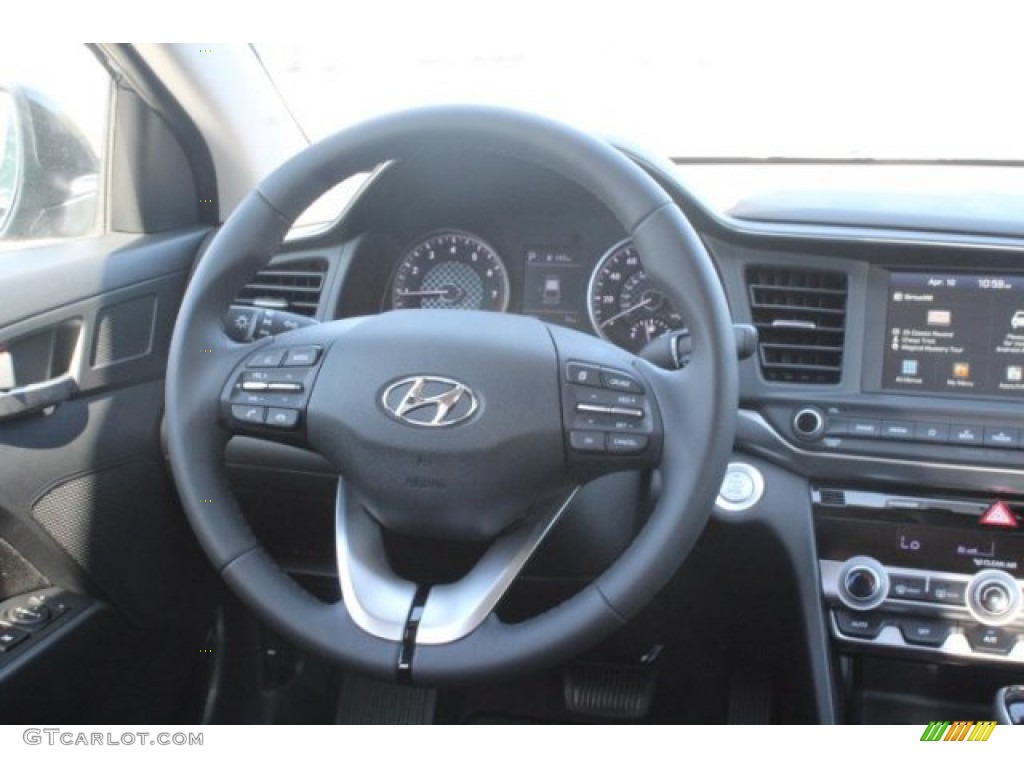 2019 Elantra Value Edition - Phantom Black / Black photo #20