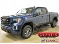 Pacific Blue Metallic 2019 GMC Sierra 1500 AT4 Double Cab 4WD