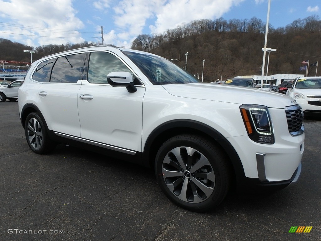 Snow White Pearl 2020 Kia Telluride S AWD Exterior Photo #132798083