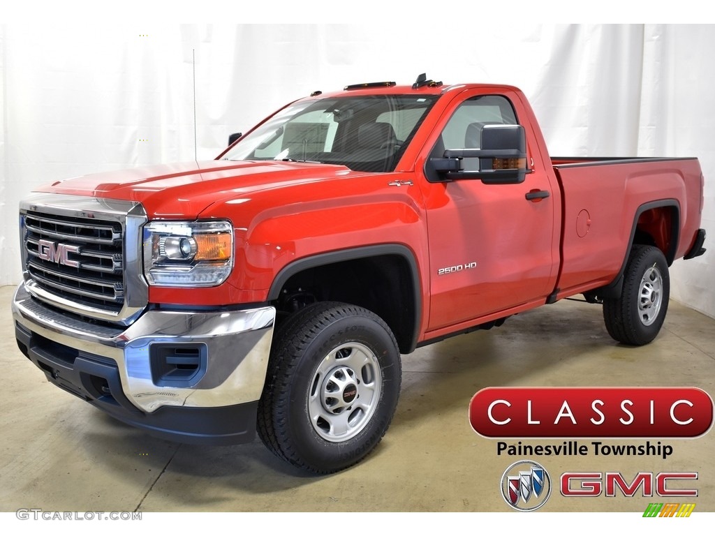 2019 Sierra 2500HD Regular Cab 4WD - Cardinal Red / Jet Black/­Dark Ash photo #1