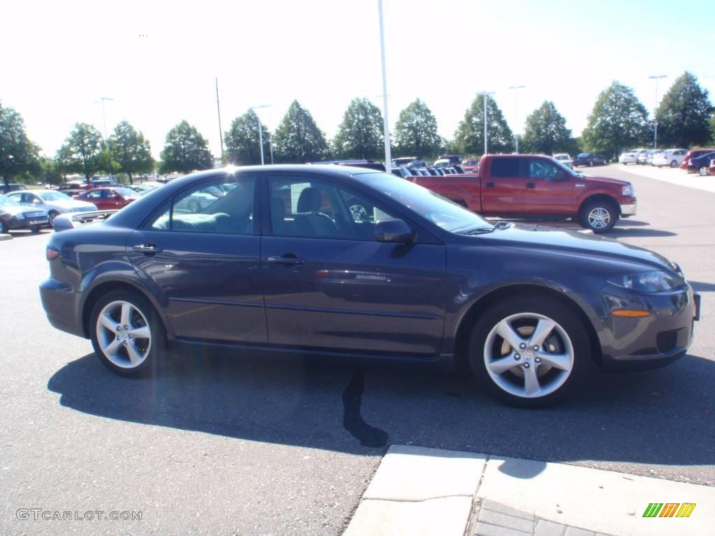 2007 MAZDA6 i Sport Sedan - Violet Gray / Gray photo #4