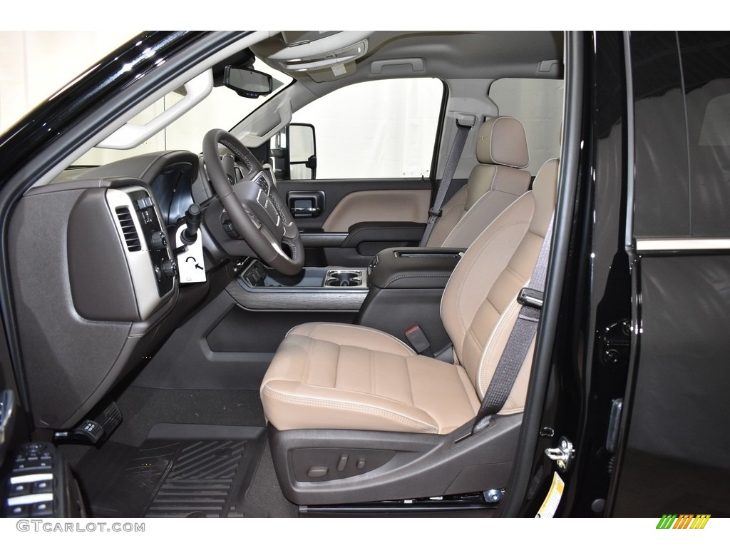 Cocoa/Dark Sand Interior 2019 GMC Sierra 2500HD Denali Crew Cab 4WD Photo #132798695