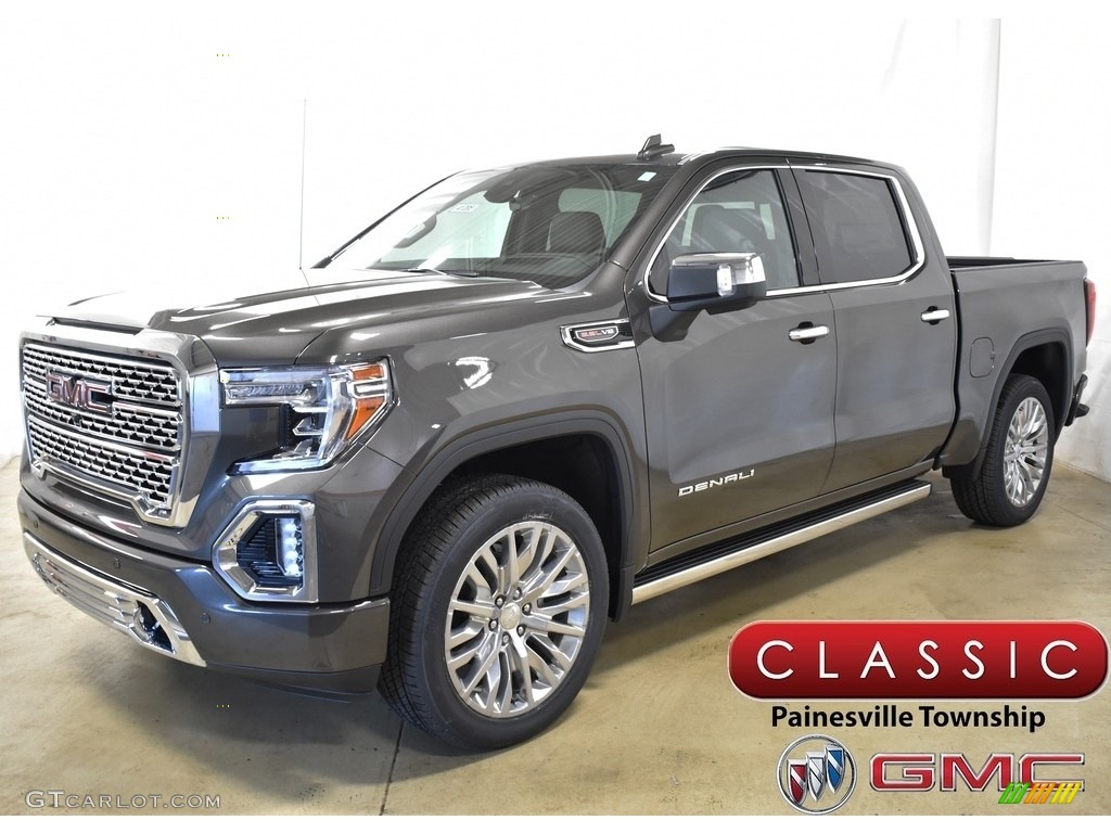 2019 Sierra 1500 Denali Crew Cab 4WD - Smokey Quartz Metallic / Dark Walnut/­Dark Ash Grey photo #1