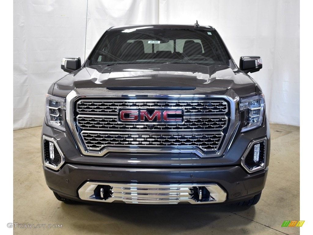 2019 Sierra 1500 Denali Crew Cab 4WD - Smokey Quartz Metallic / Dark Walnut/­Dark Ash Grey photo #4