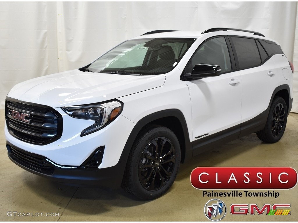 2019 Terrain SLT AWD - Summit White / Jet Black photo #1