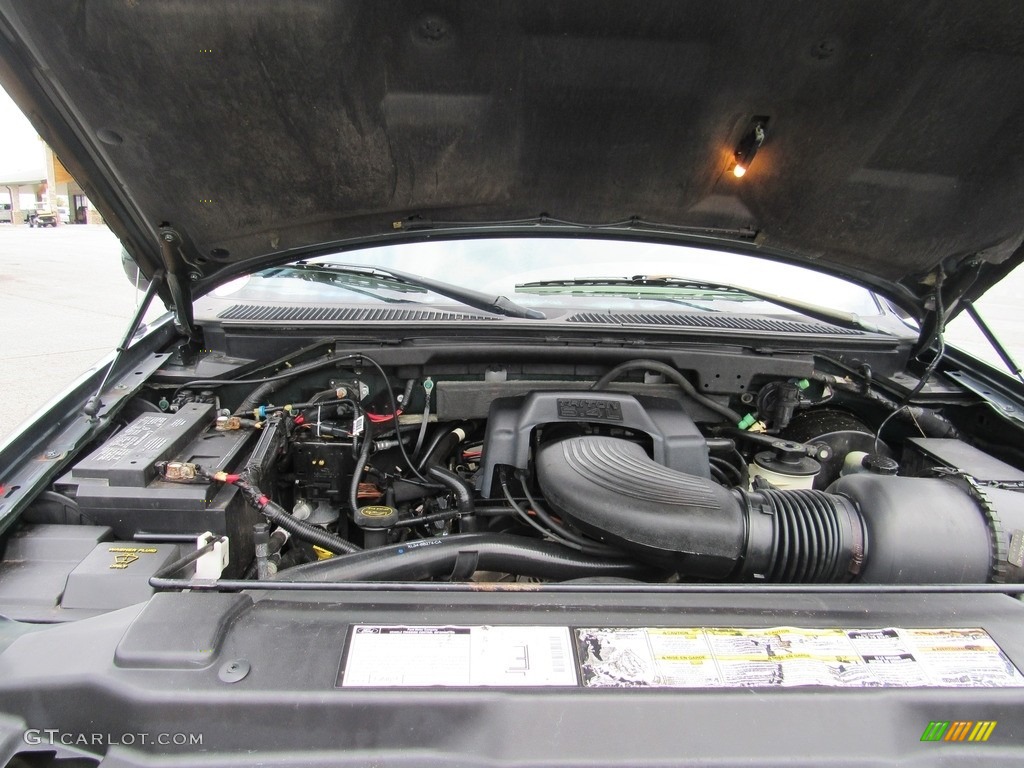 2001 F150 Lariat SuperCab 4x4 - Dark Highland Green Metallic / Medium Parchment photo #36