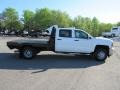 Summit White - Silverado 3500HD Work Truck Crew Cab 4x4 Chassis Photo No. 6