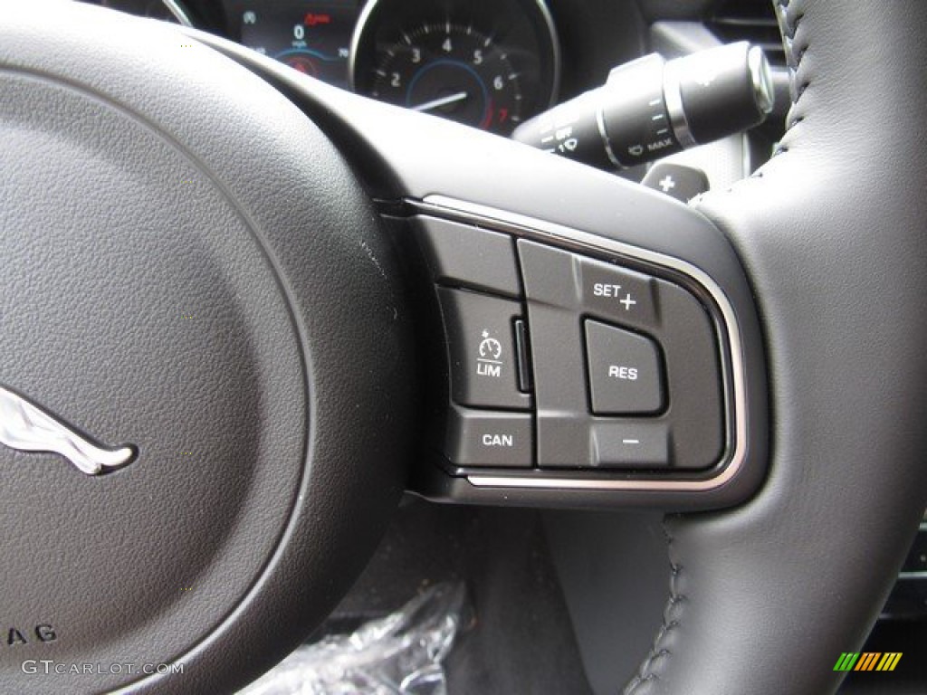2019 Jaguar XF Premium Light Oyster Steering Wheel Photo #132802139