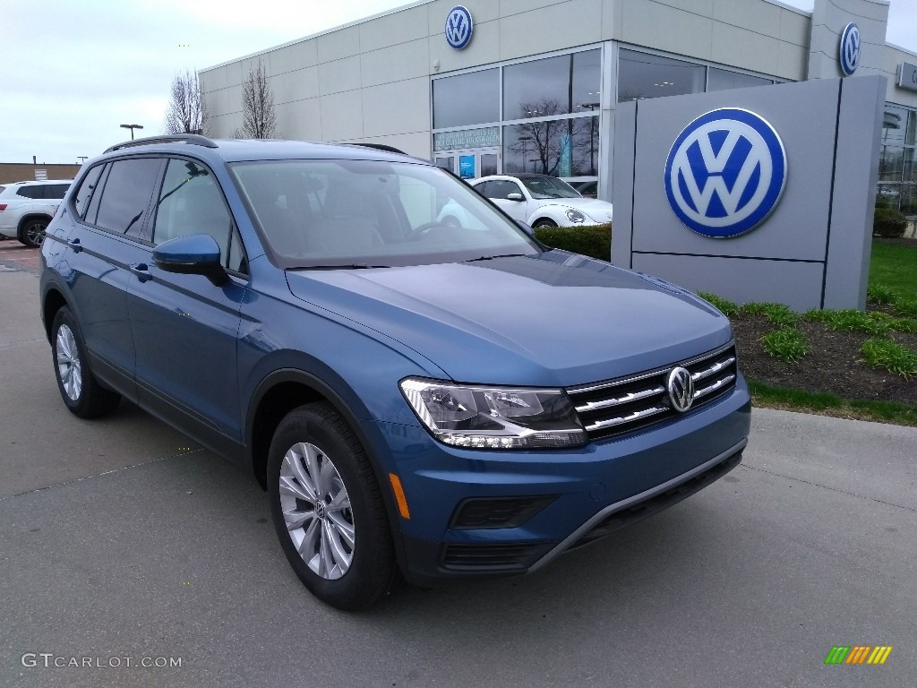 Blue Silk Metallic 2019 Volkswagen Tiguan S 4MOTION Exterior Photo #132802235