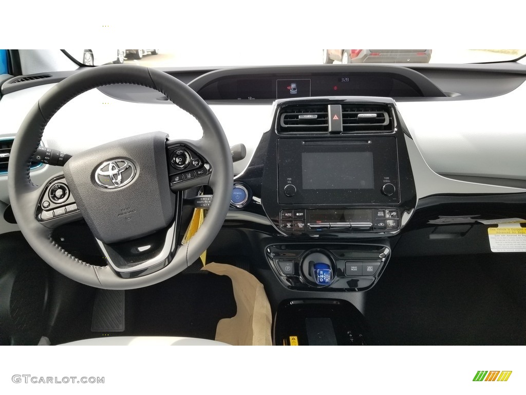 2019 Prius XLE AWD-e - Electric Storm Blue / Moonstone photo #4