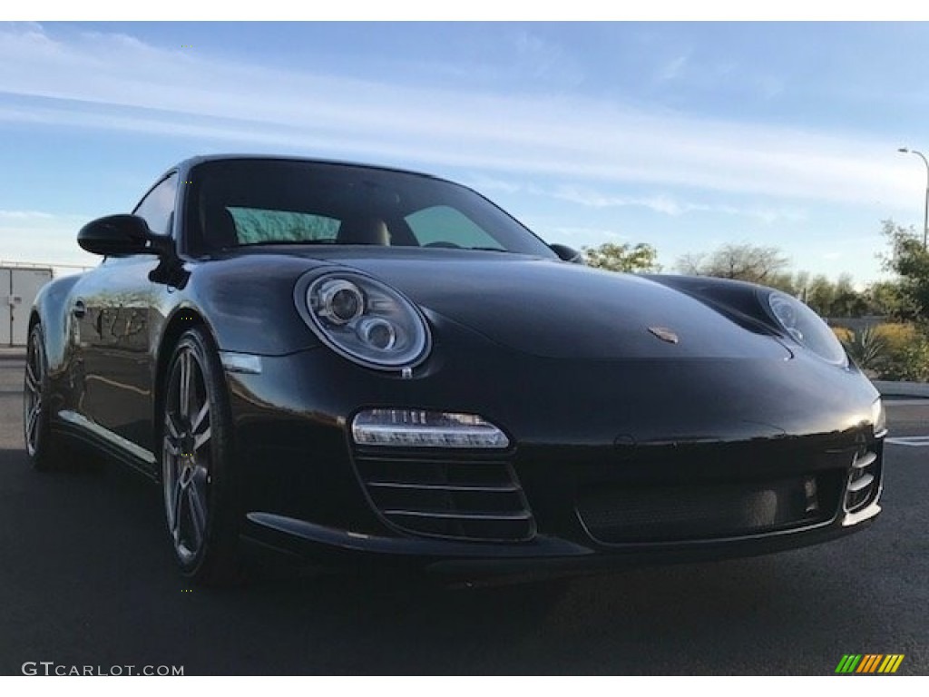 2012 911 Carrera 4S Coupe - Basalt Black Metallic / Carrera Red Natural Leather photo #14