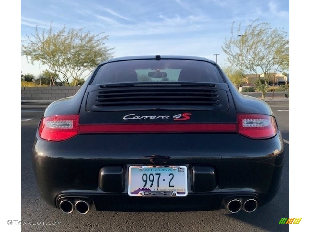 2012 911 Carrera 4S Coupe - Basalt Black Metallic / Carrera Red Natural Leather photo #15