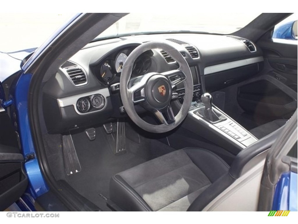 2016 Cayman GT4 - Sapphire Blue Metallic / Black photo #3