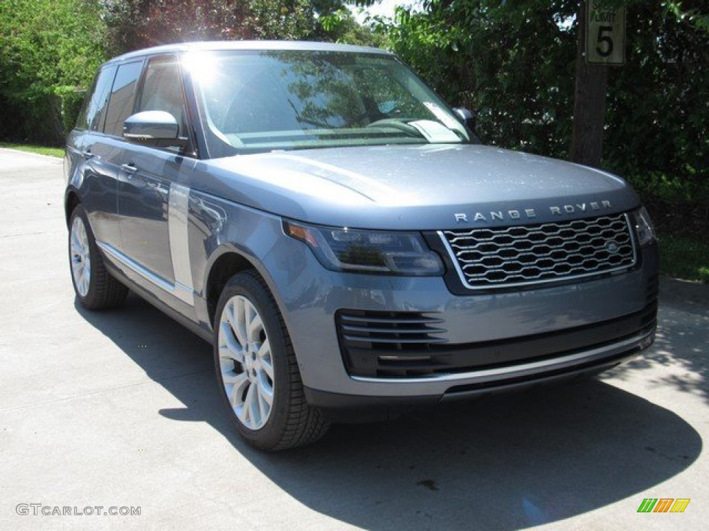 2019 Range Rover HSE - Byron Blue Metallic / Espresso/Almond photo #2