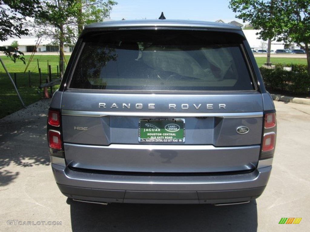 2019 Range Rover HSE - Byron Blue Metallic / Espresso/Almond photo #8