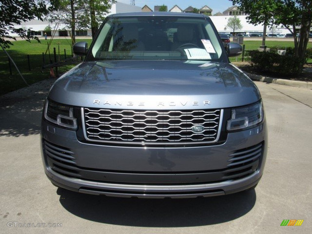 2019 Range Rover HSE - Byron Blue Metallic / Espresso/Almond photo #9