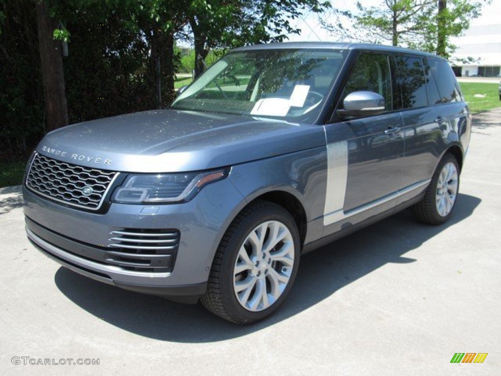 2019 Range Rover HSE - Byron Blue Metallic / Espresso/Almond photo #10